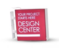 Rectangular Lightbox with Standoffs Example